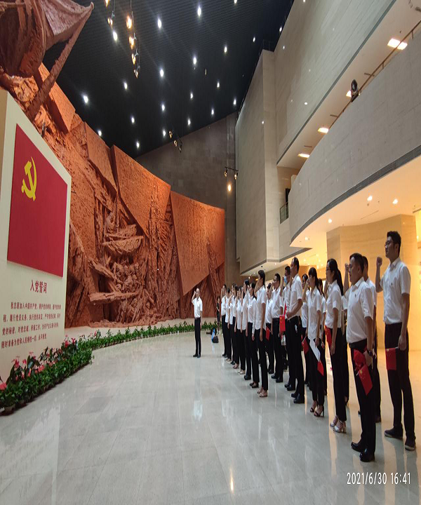 徽鹽地產集團開展“追憶歷史，重溫入黨志愿書”主題活動